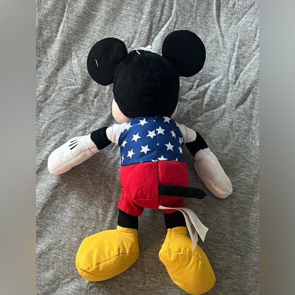 Disney Mickey Mouse Patriotic 10" Plush Red White Blue Outfit NWT NEW Toys - Picture 2 of 5